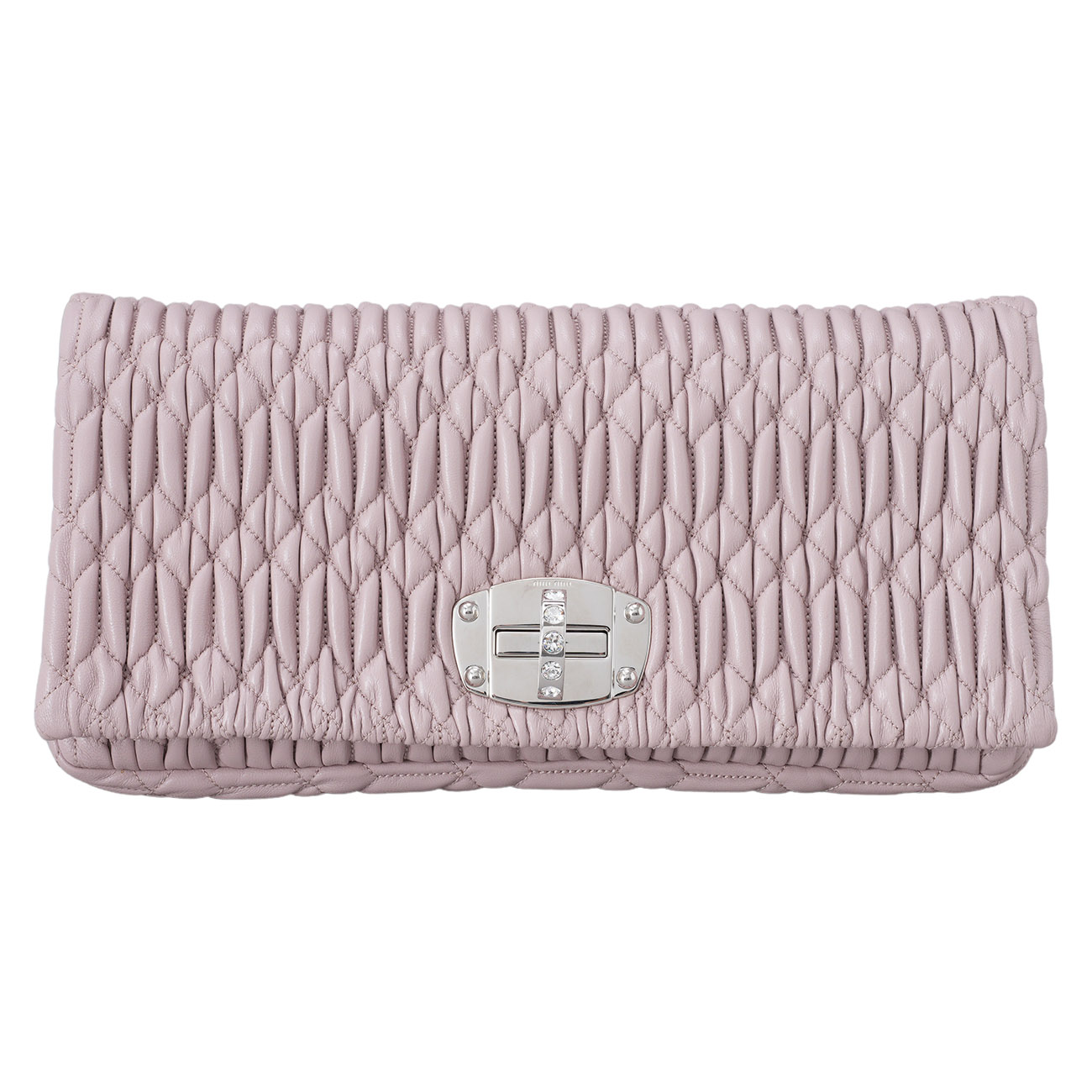 MIU MIU(USED)미우미우 마테라쎄 크리스탈 숄더백